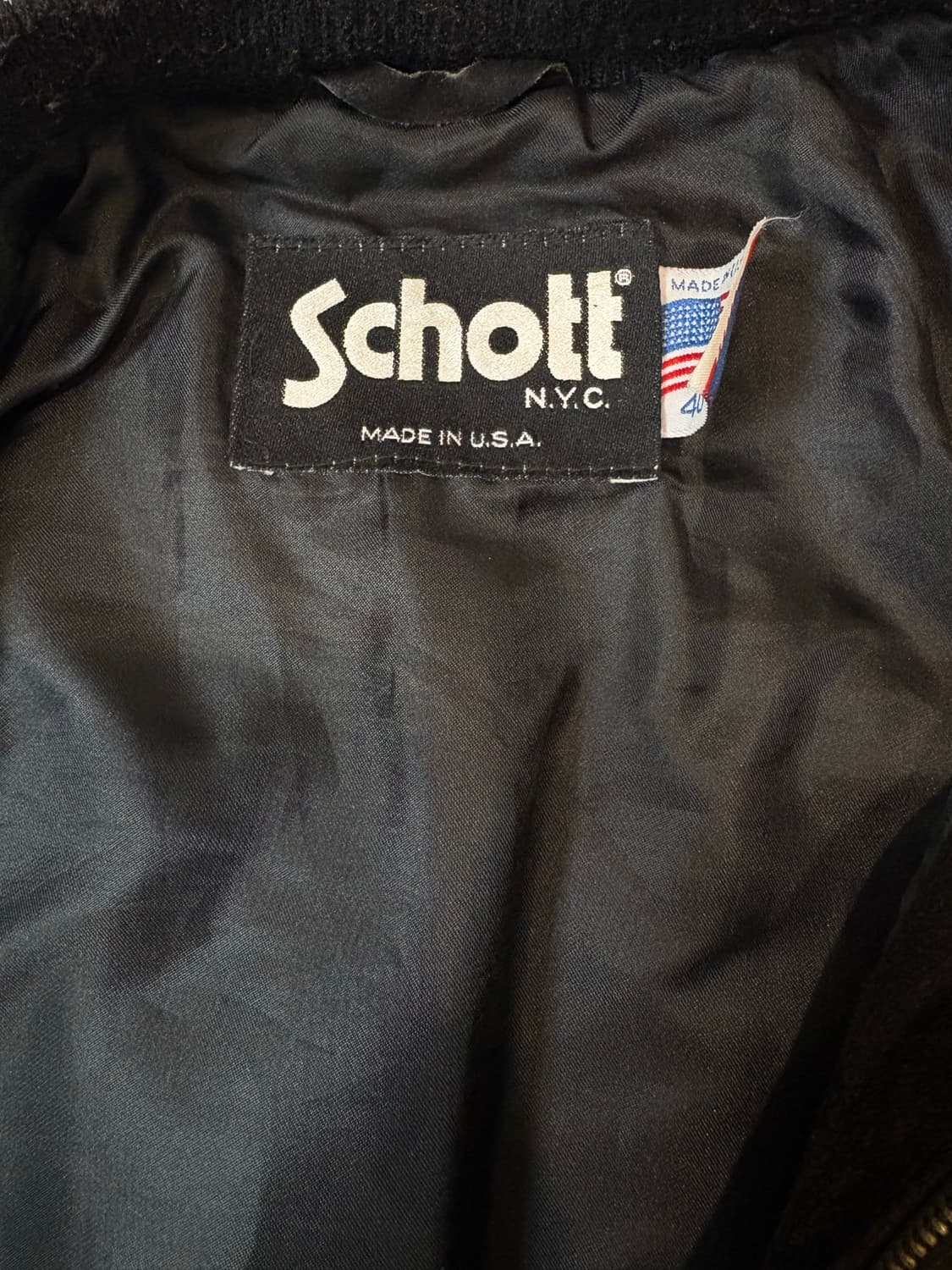 Schott Suede Blouson Jacket (crop)40size 상품이미지3
