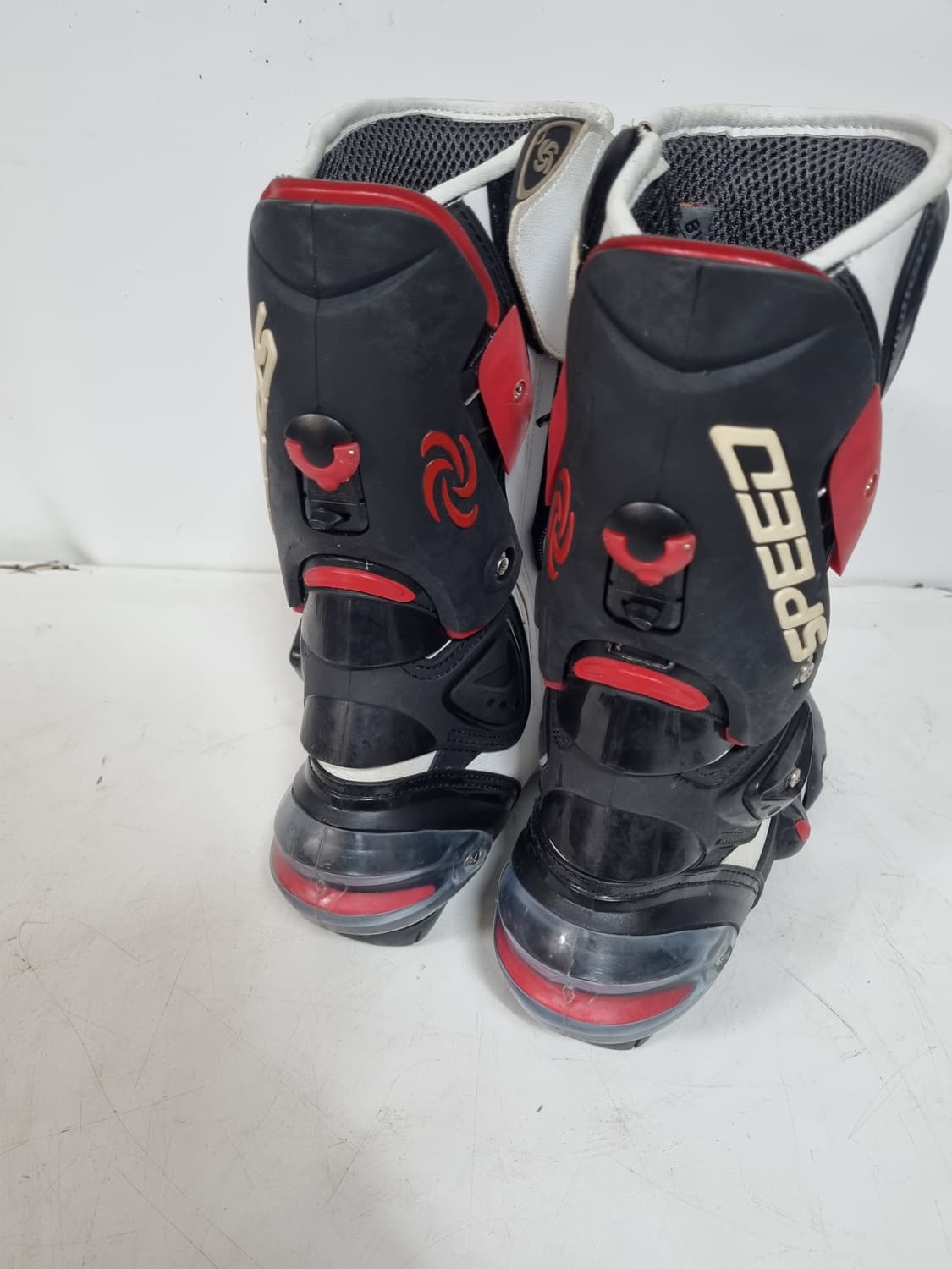 SPEED 레이싱 부츠(B1001)화이트 블랙 260mm 상품이미지3