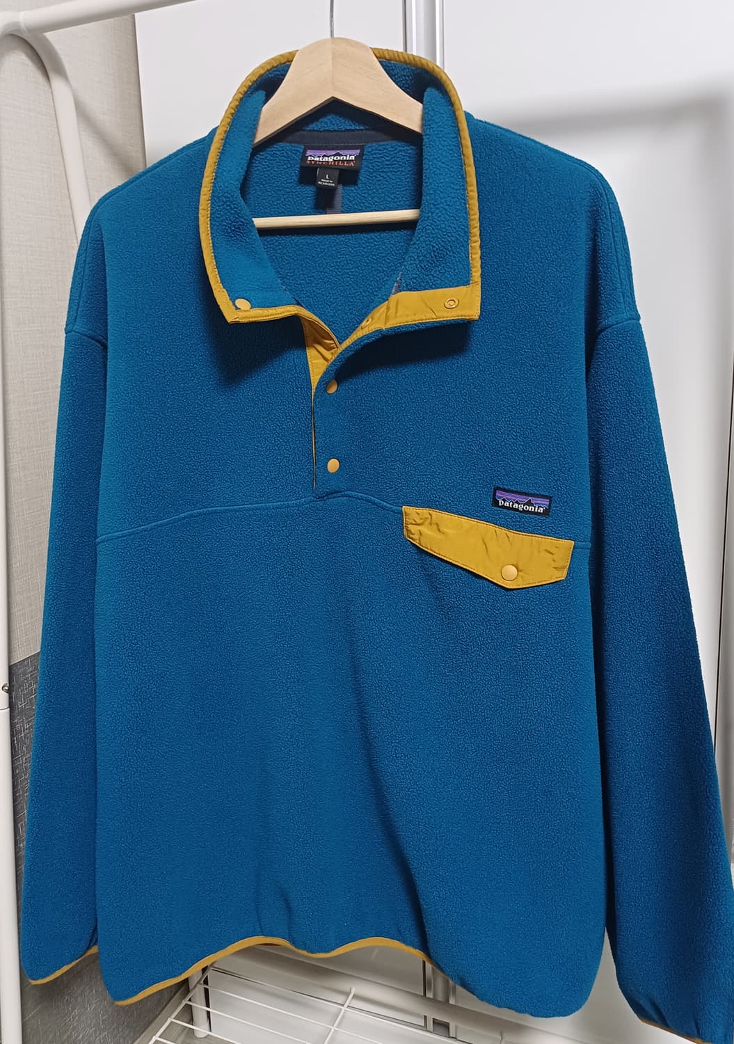 [L] 파타고니아 신칠라 스냅티 언더 워터 블루 상품이미지2