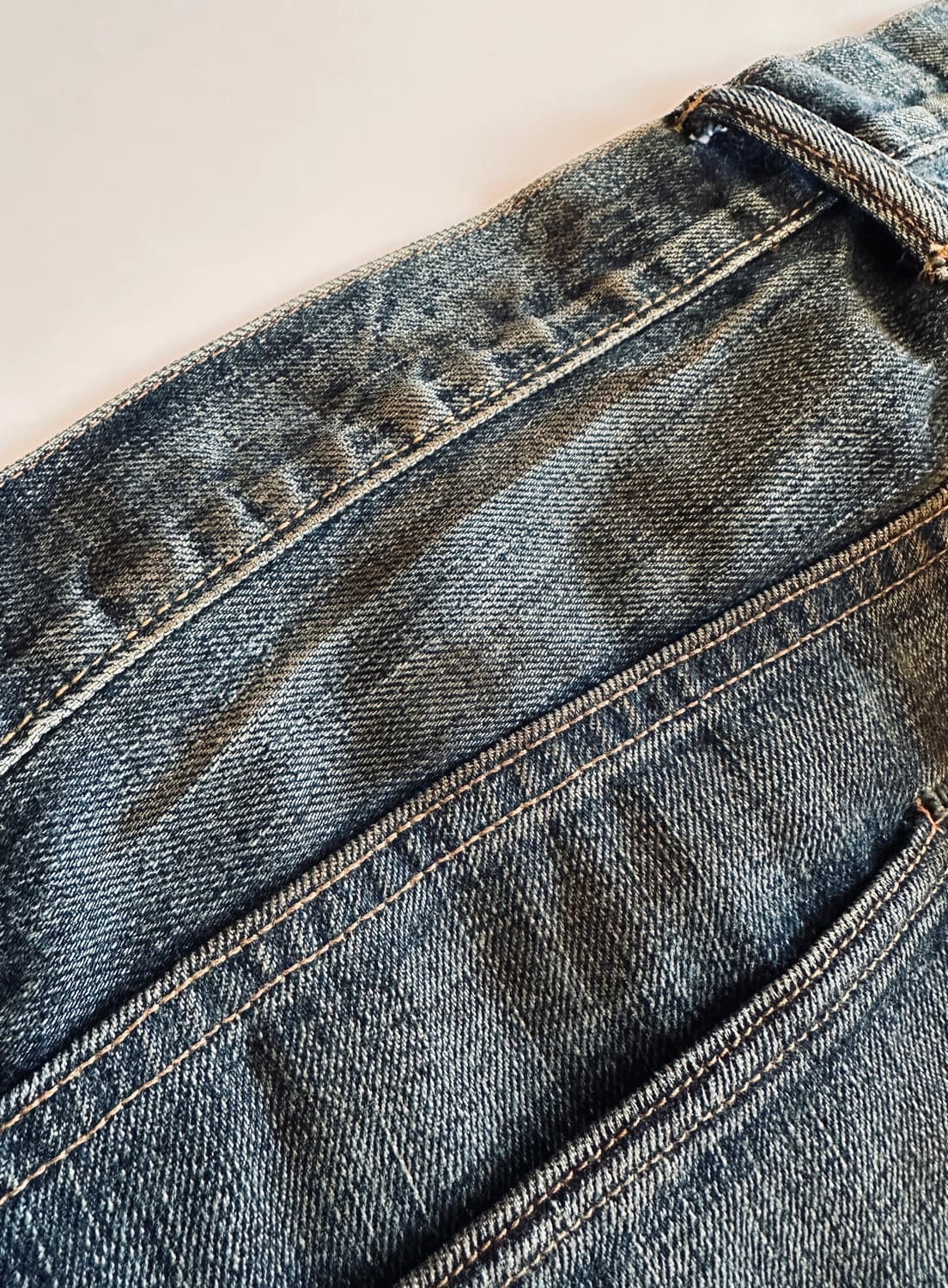 (역대급 워싱) RRL 더블알엘 빈티지 5포켓 기빈스 34-30 신품급 상품이미지8