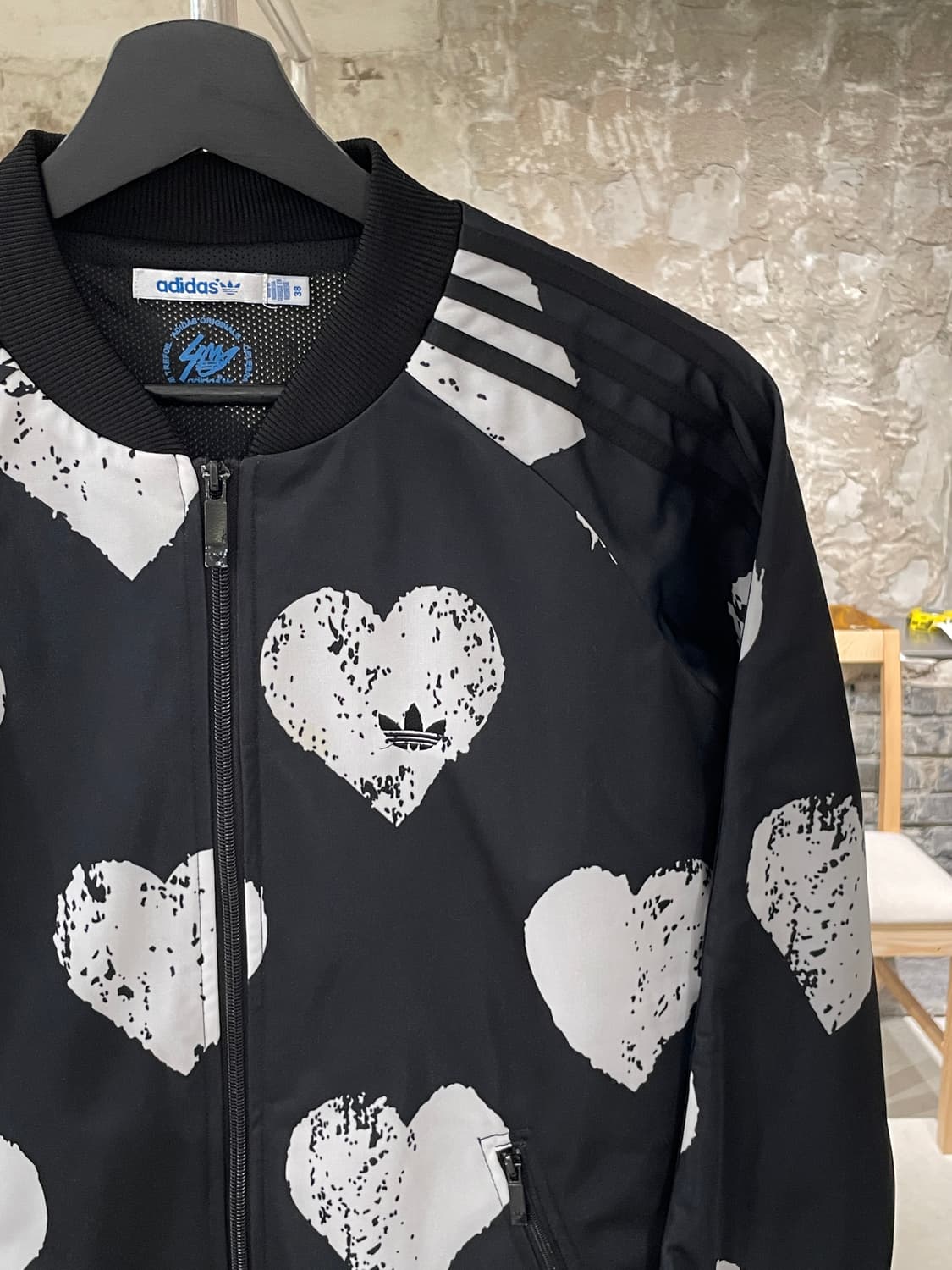 아디다스 블랙 벌키 하트 파이어버드 트랙 져지 상품이미지3