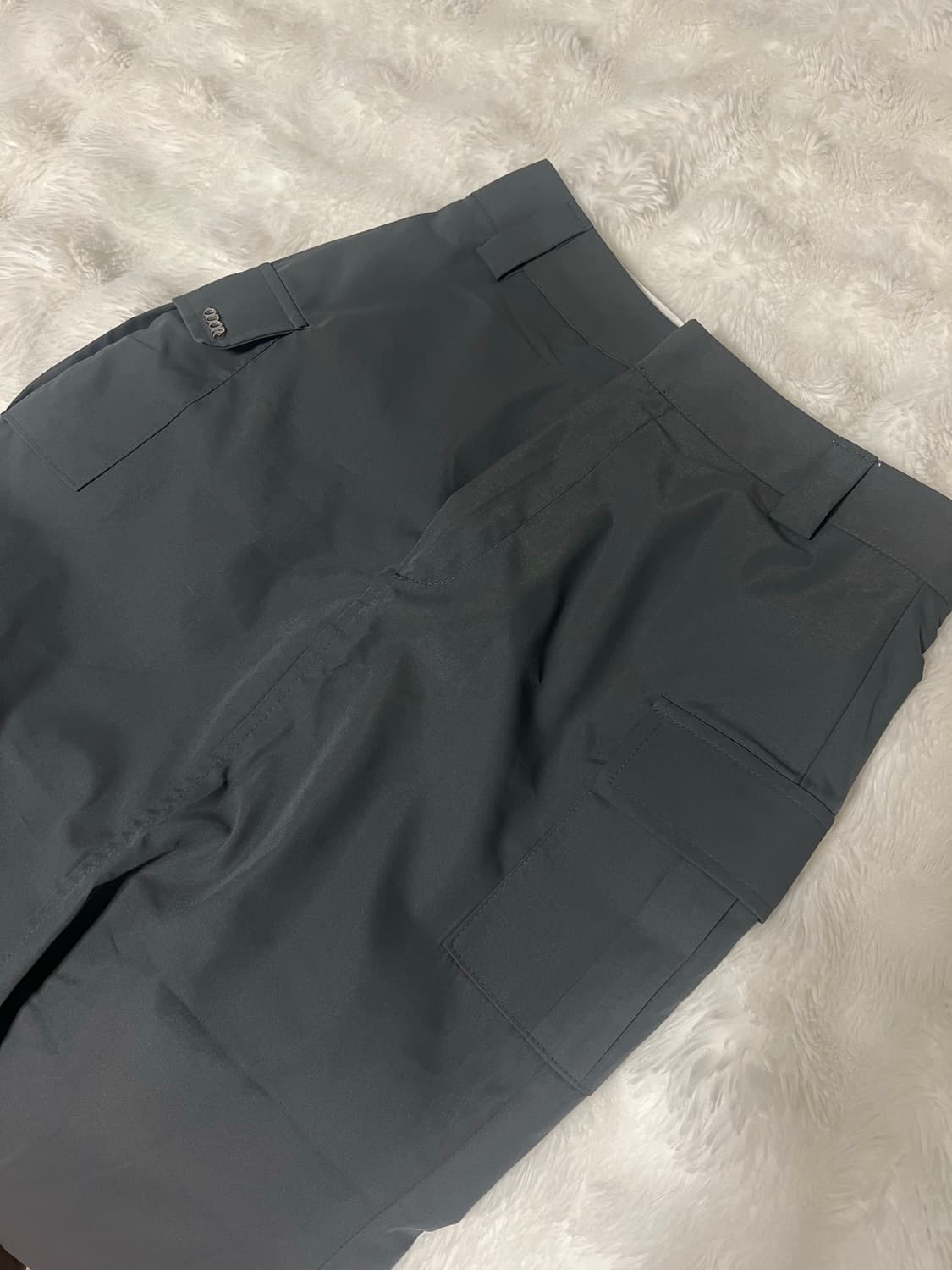 오도어 머메이드 스커트 차콜 상품이미지3