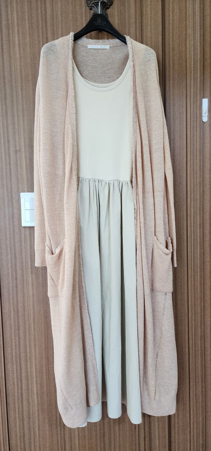 지컷 롱 가디건 (여리핏 / 롱롱 기장) 상품이미지10