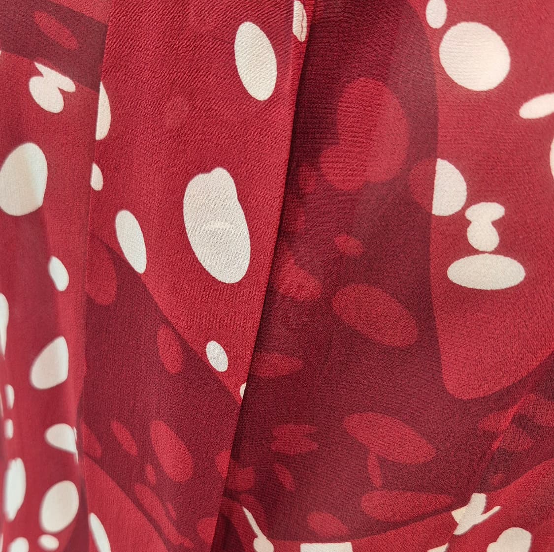 [중고명품셀렉트]에르메스 슬리브리스 실크 쉬폰 블라우스 36 상품이미지6