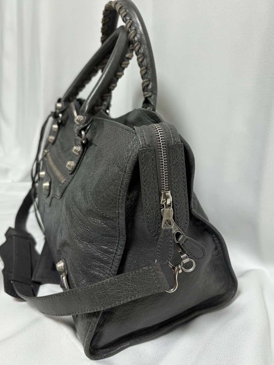 발렌시아가 파트타임 모터백 그레이 상품이미지6