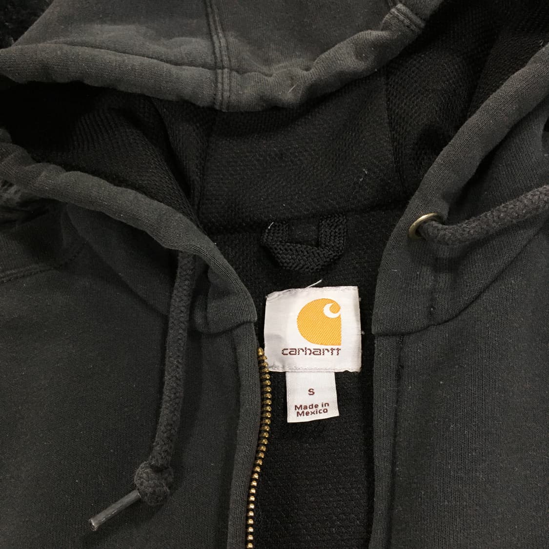 투티/0408 칼하트 블랙 후드 집업 rain depender 워크 자켓 상품이미지4