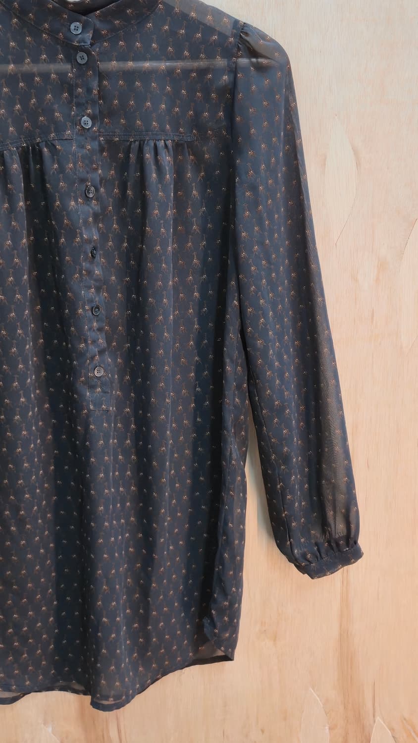 패턴 블라우스  상품이미지4