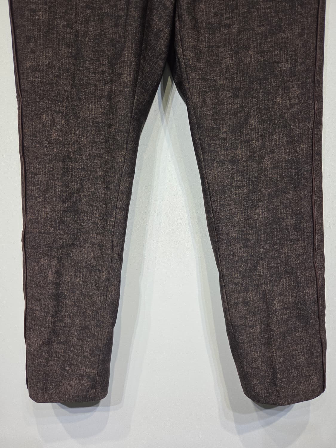 잭니클라우스 여성 멜란지 브라운 기모 골프 팬츠 상품이미지4