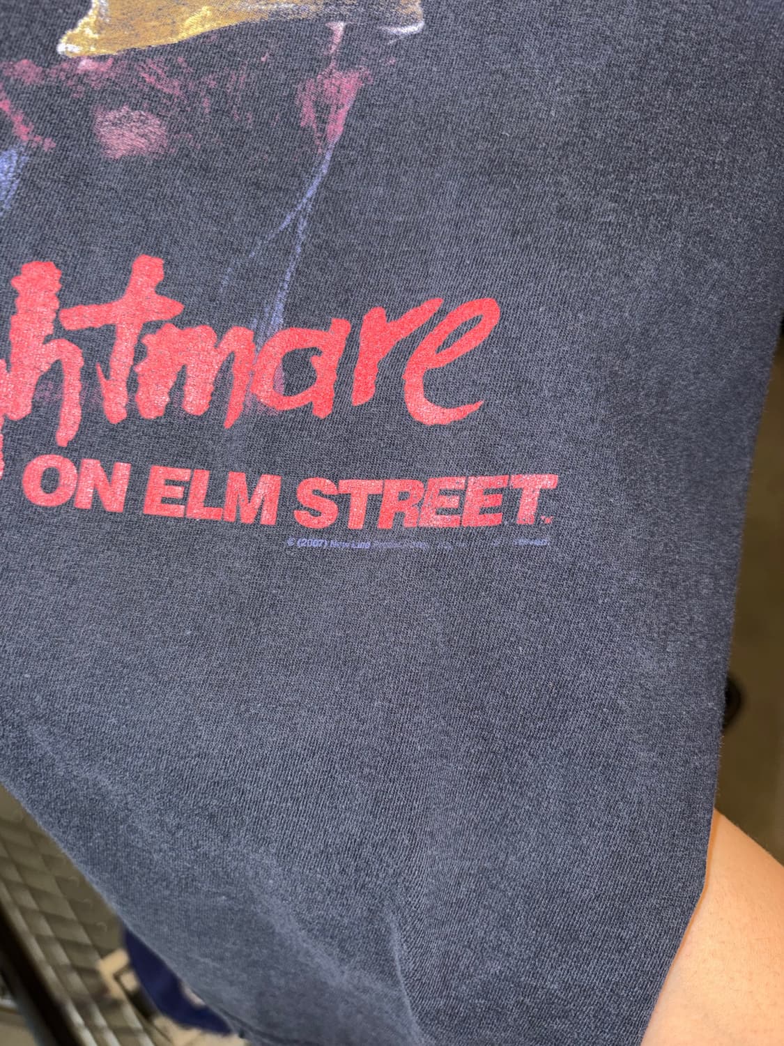 00’s A Nightmare on Elm Street print T 상품이미지7