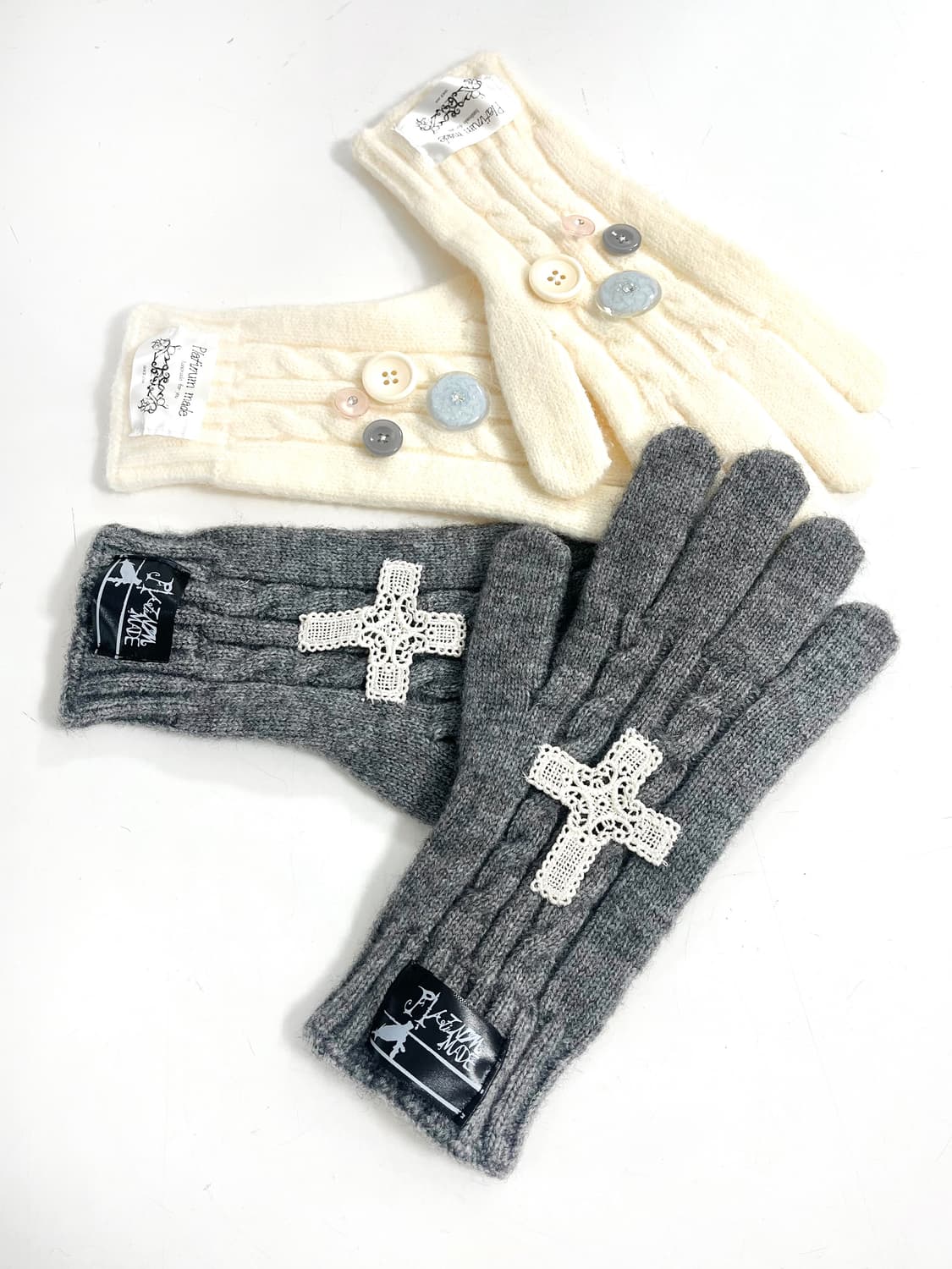 Cross Emblem Gloves 상품이미지4