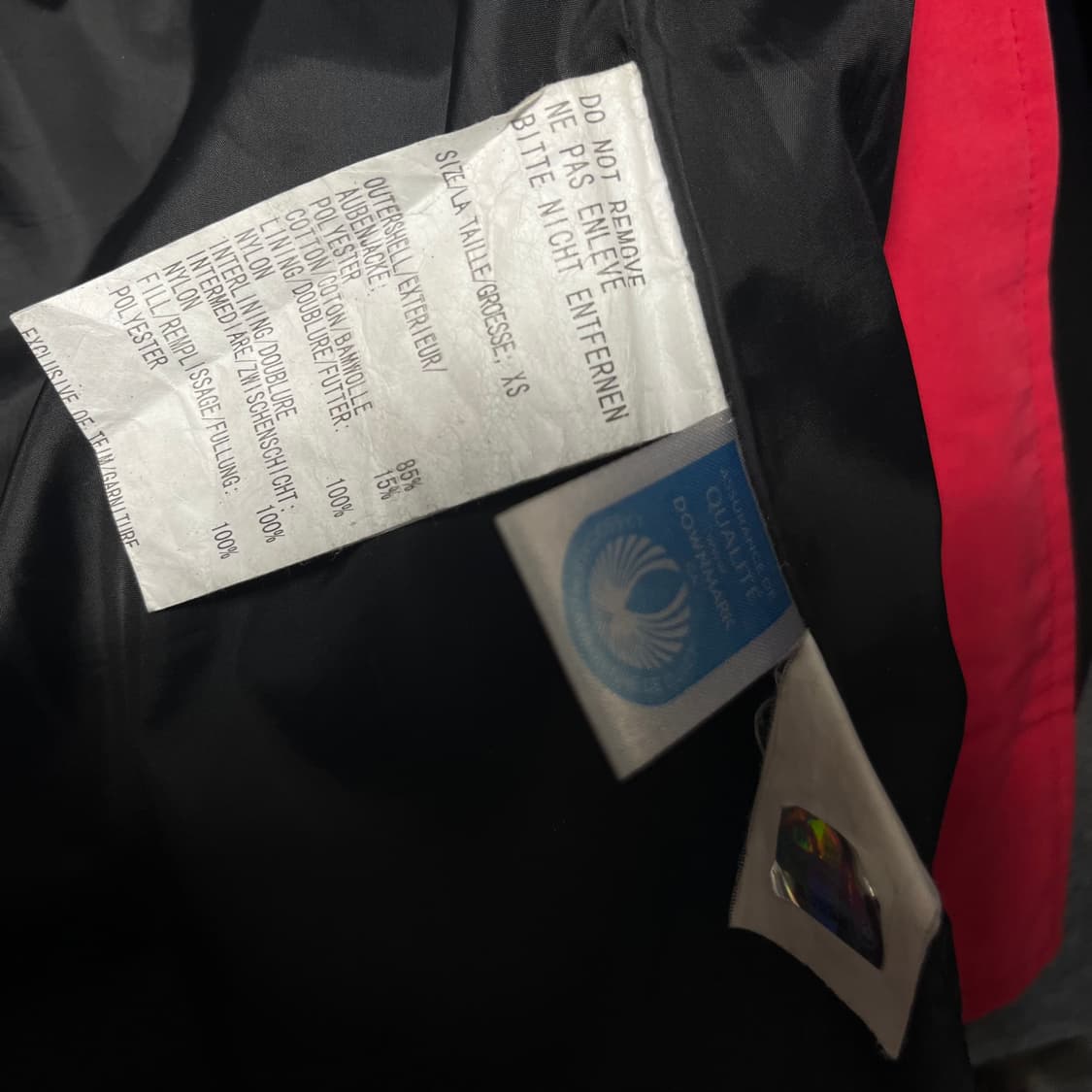 캐나다구스 롱패딩 레드 xs 상품이미지3