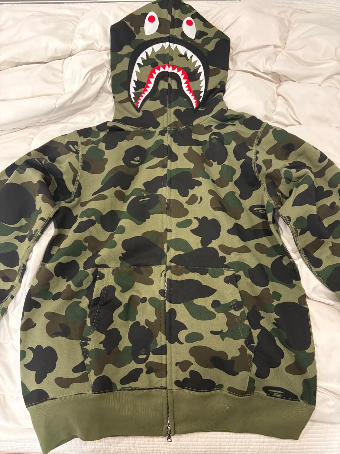 [최상급] M 베이프 샤크후드 녹계 그린 상품이미지3