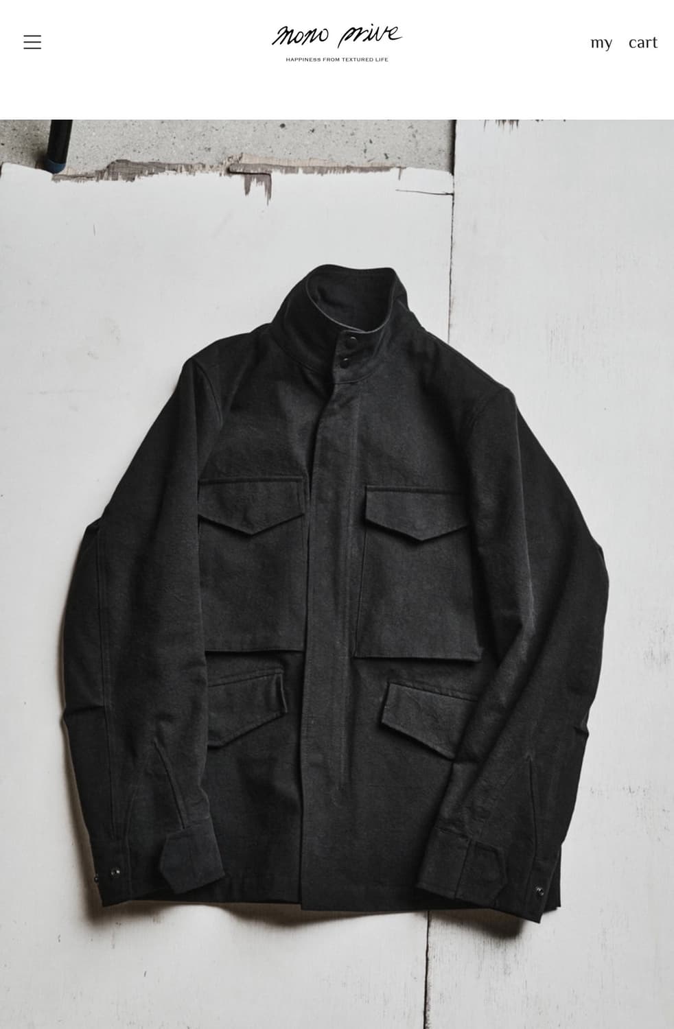 모노프리베 m65 필드 블랙 2size 상품이미지1