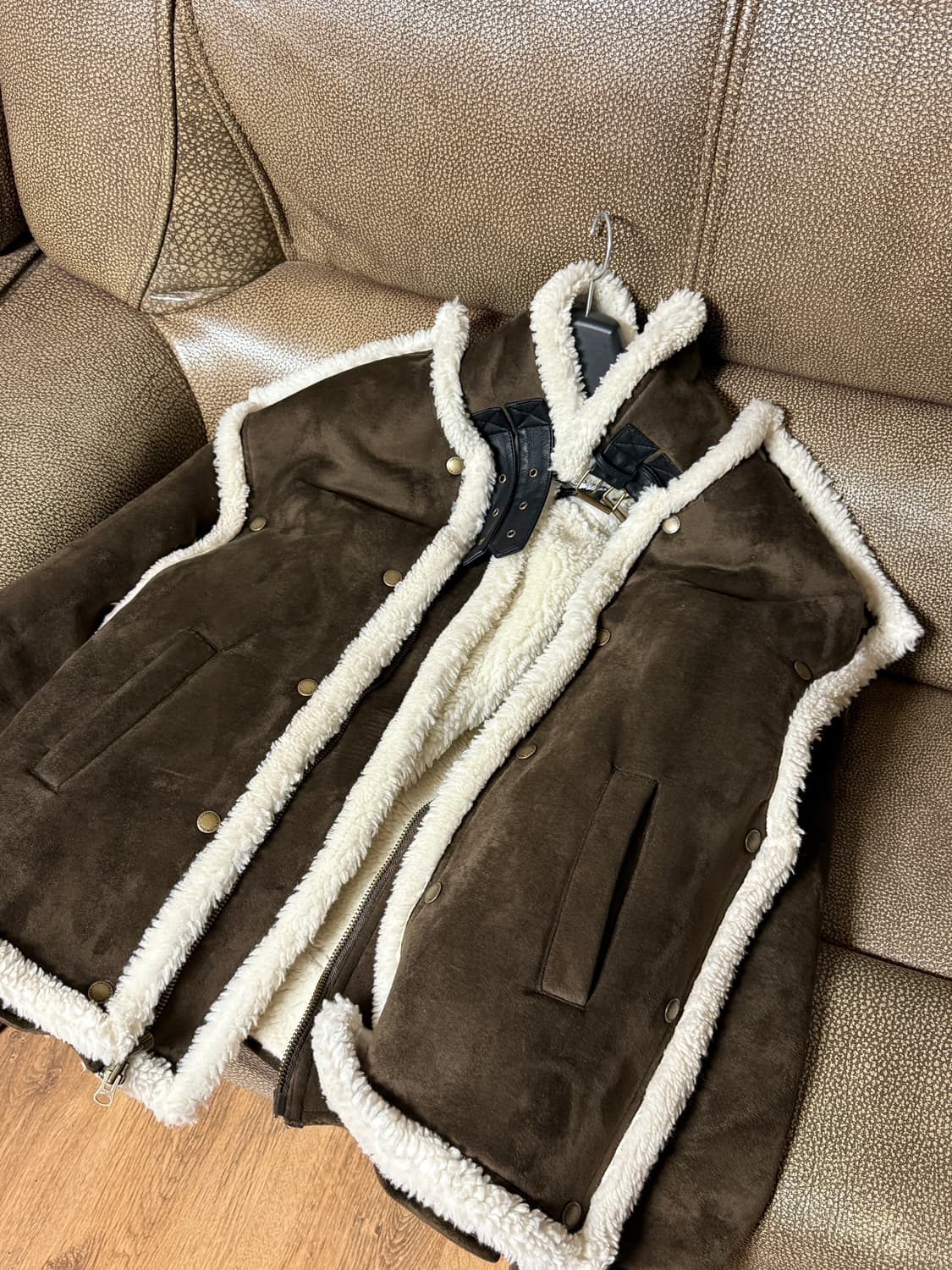 와이프로젝트 패널 시어링 무스탕  상품이미지2