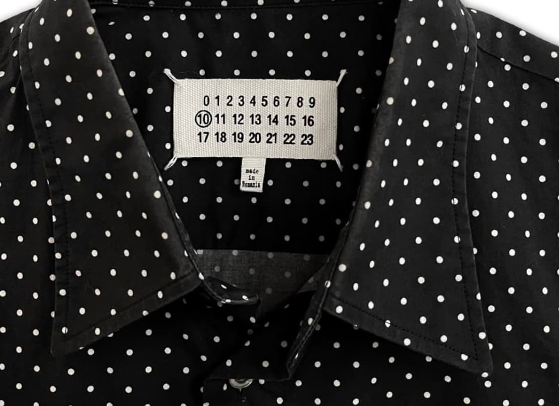마르지엘라 도트 셔츠 상품이미지4