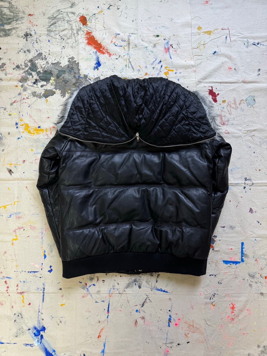 Fw07 슈프림 레더 다운 자켓 상품이미지9