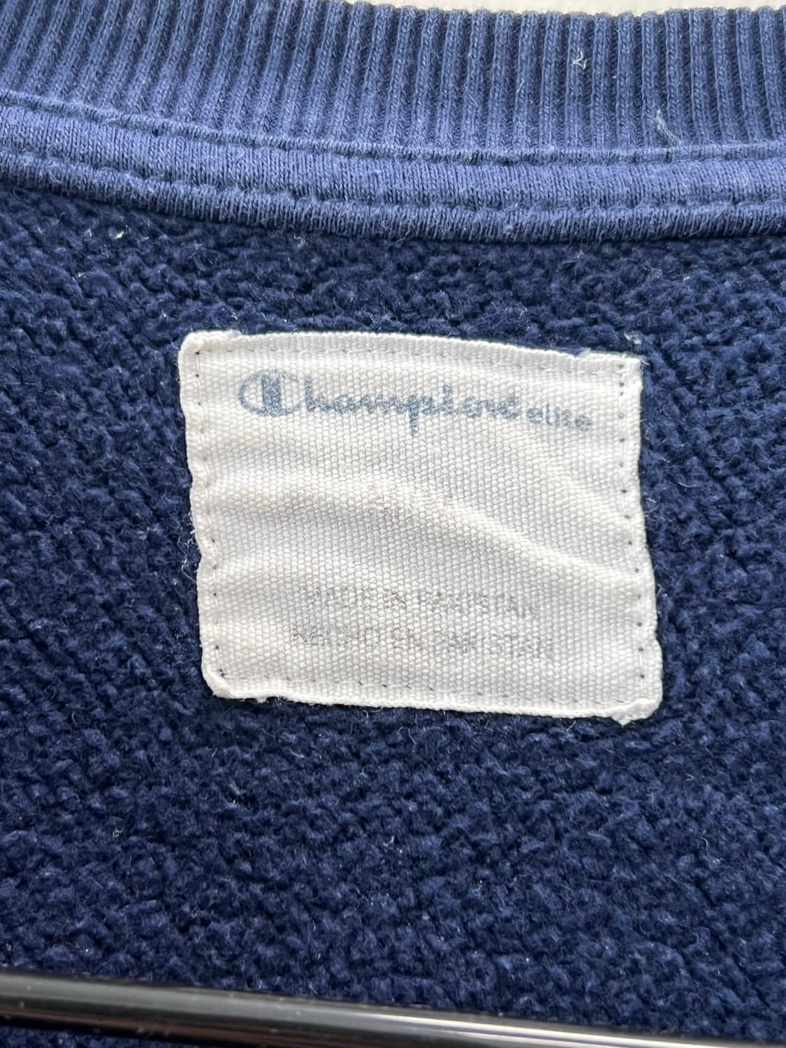 챔피온 로고 프린팅 맨투맨 네이비 상품이미지4