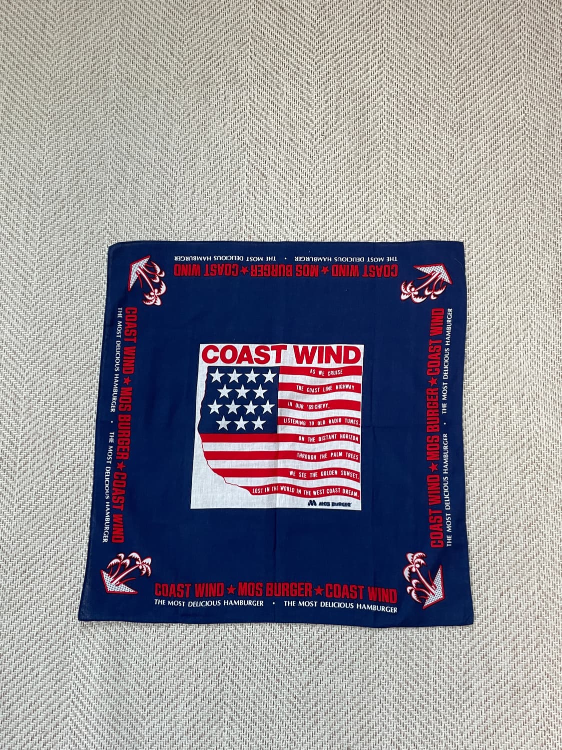 Coast wind 성조기 빈티지 스카프  J03652 상품이미지1