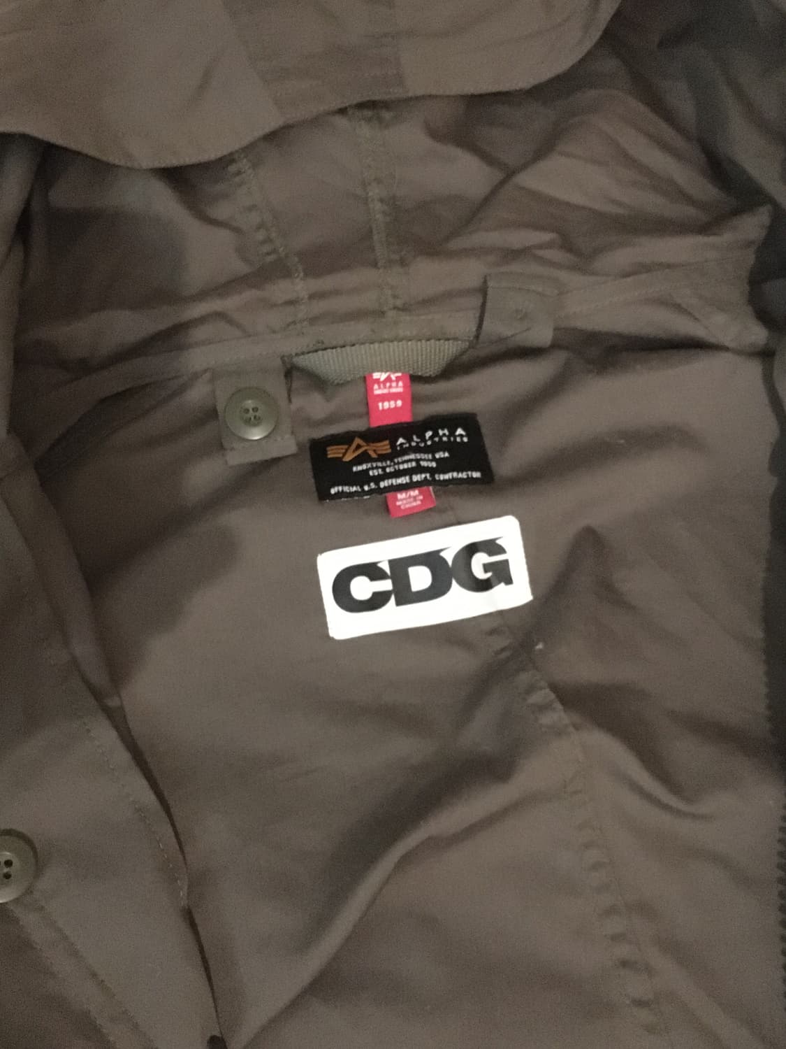 CDG X AlPHA bias fishtail coat 상품이미지2