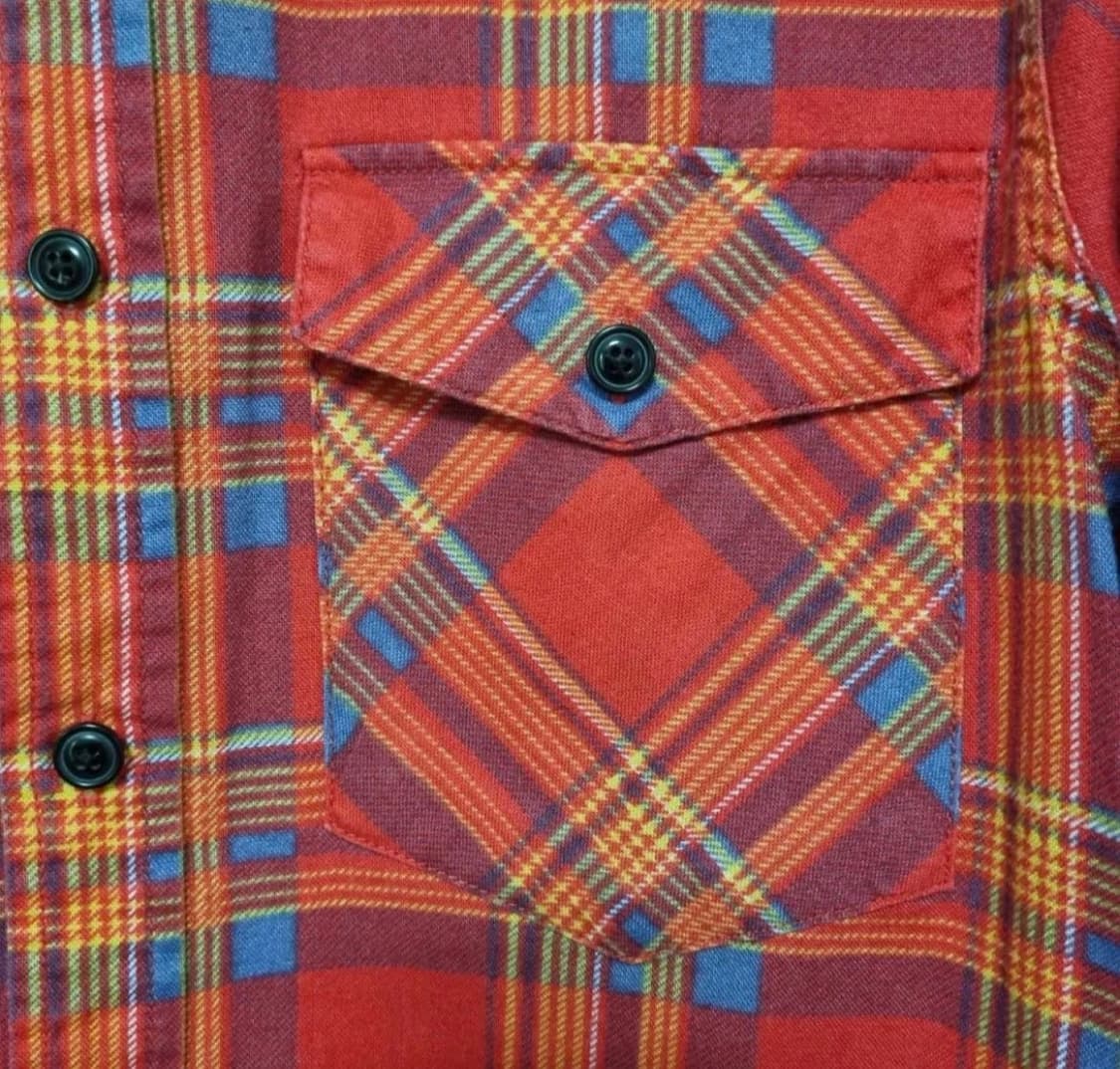 Denim&Supply 랄프로렌 플라넬 체크 남방 S 상품이미지4