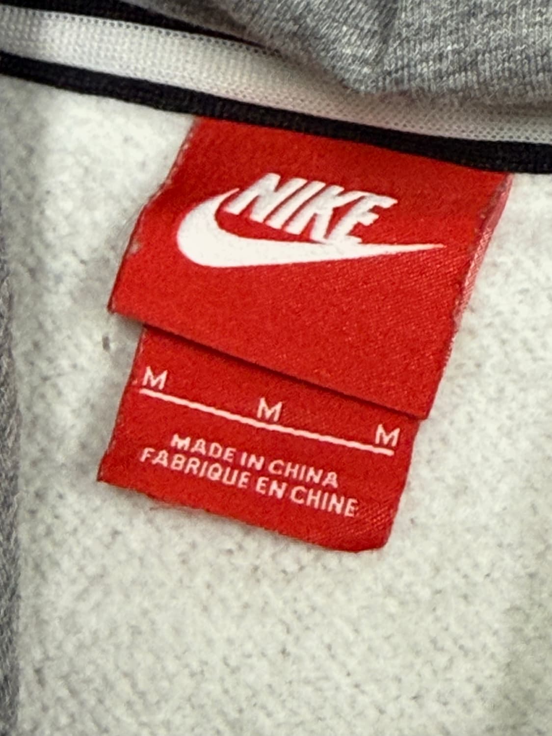 (M) 나이키 에어 후드 티 그레이 상품이미지3