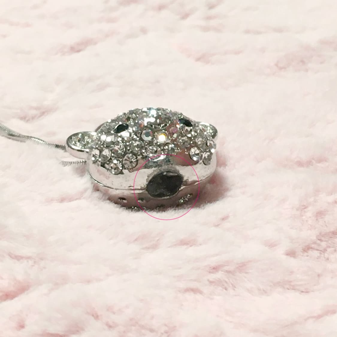 큐빅 리락쿠마 목걸이 갸루 y2k 헤이세이 상품이미지6