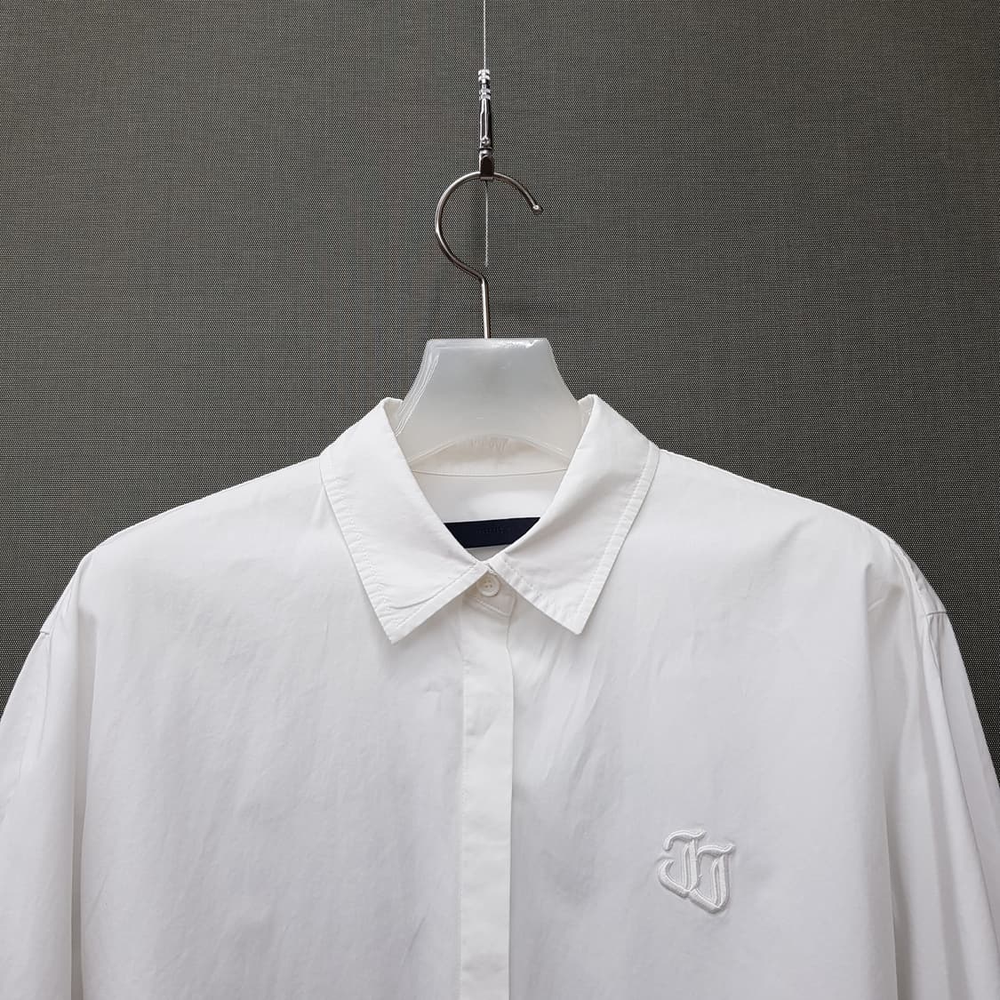 준지 JUUN.J  2021 클래식 로고 자수 코튼 셔츠 36사이즈 상품이미지2