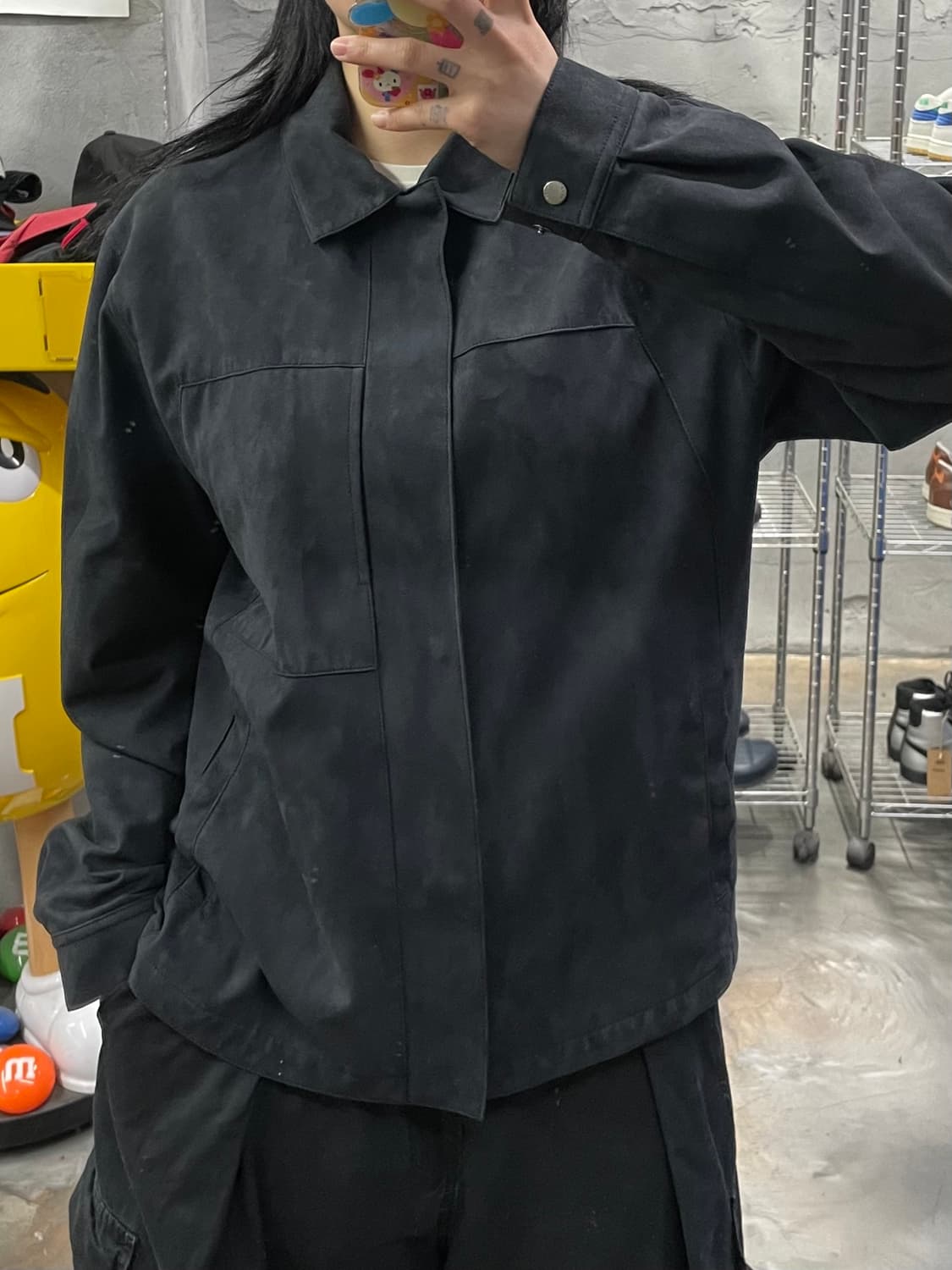 DKNY 스웨이드 블루종 자켓 상품이미지9