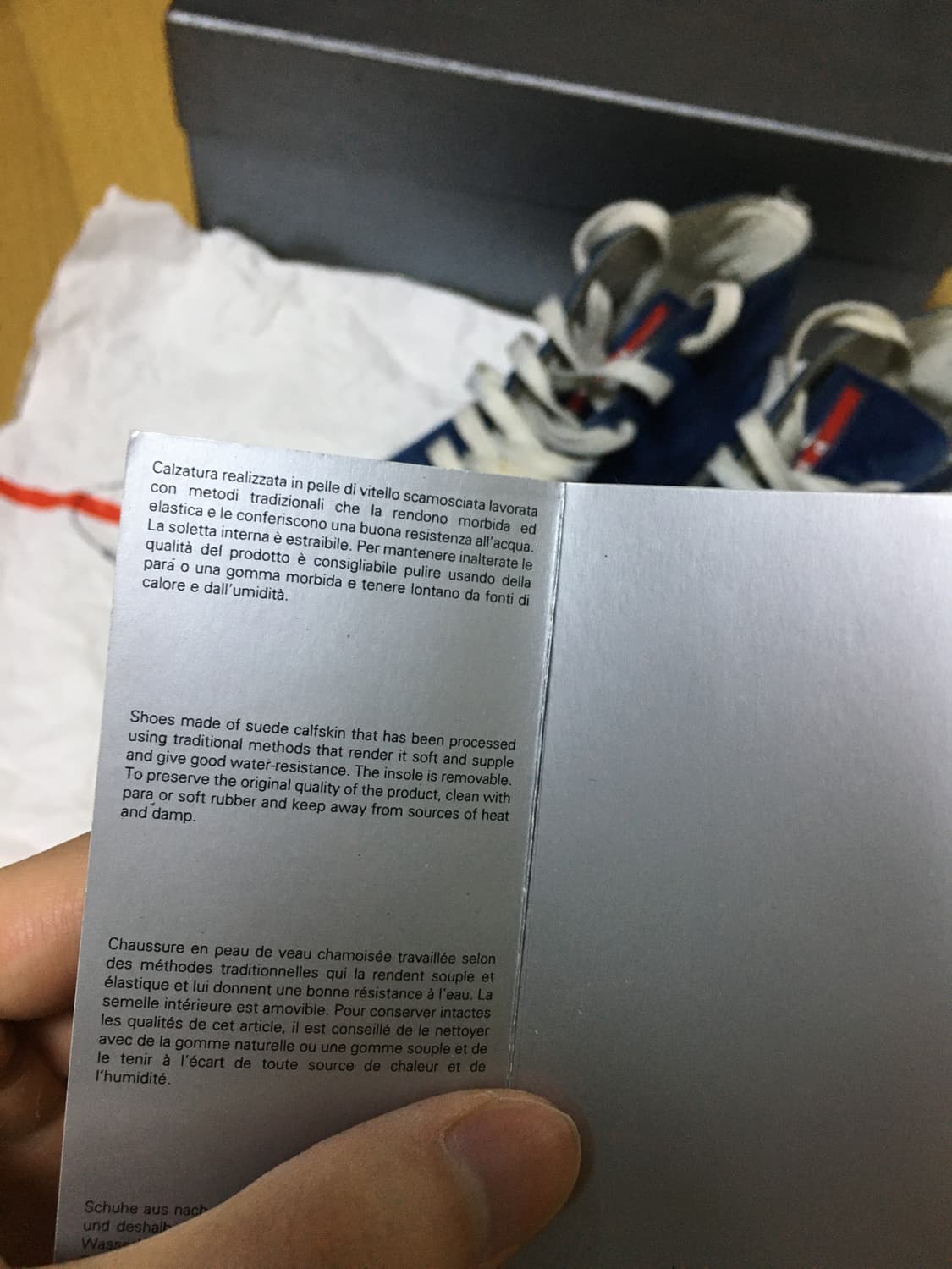 프라다 스포츠 스웨이드 하이탑 상품이미지9