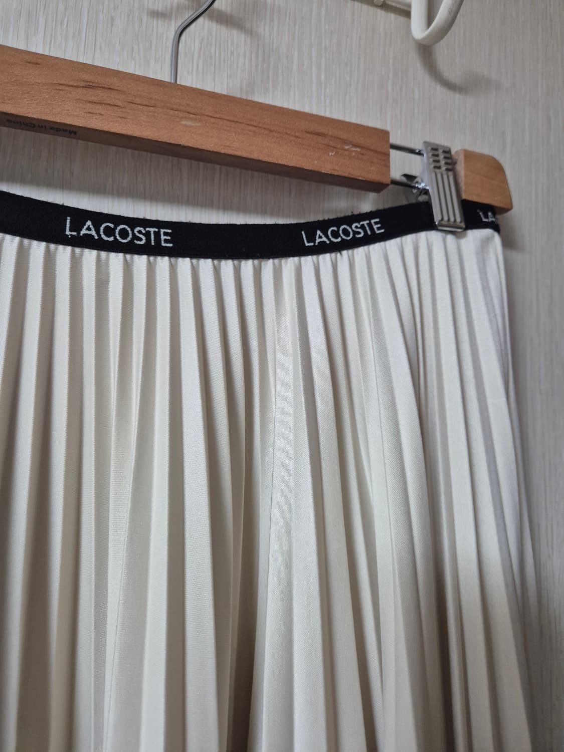라코스테 플리츠 스커트  라지 밴딩스커트 에이라인 상품이미지3