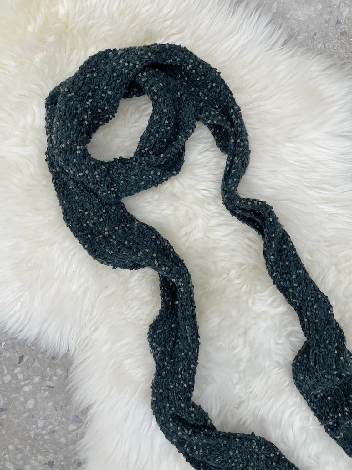 페어리 부클 짜임 머플러  상품이미지4