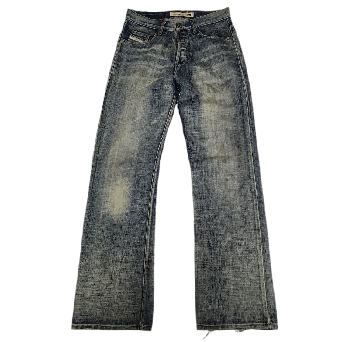 90's 빈티지 디젤 워시드 세미부츠컷 데님팬츠 상품이미지1