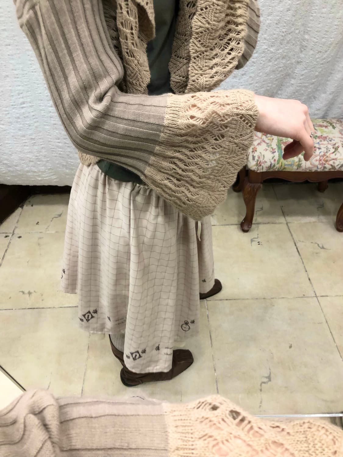 flare net cardigan 상품이미지5