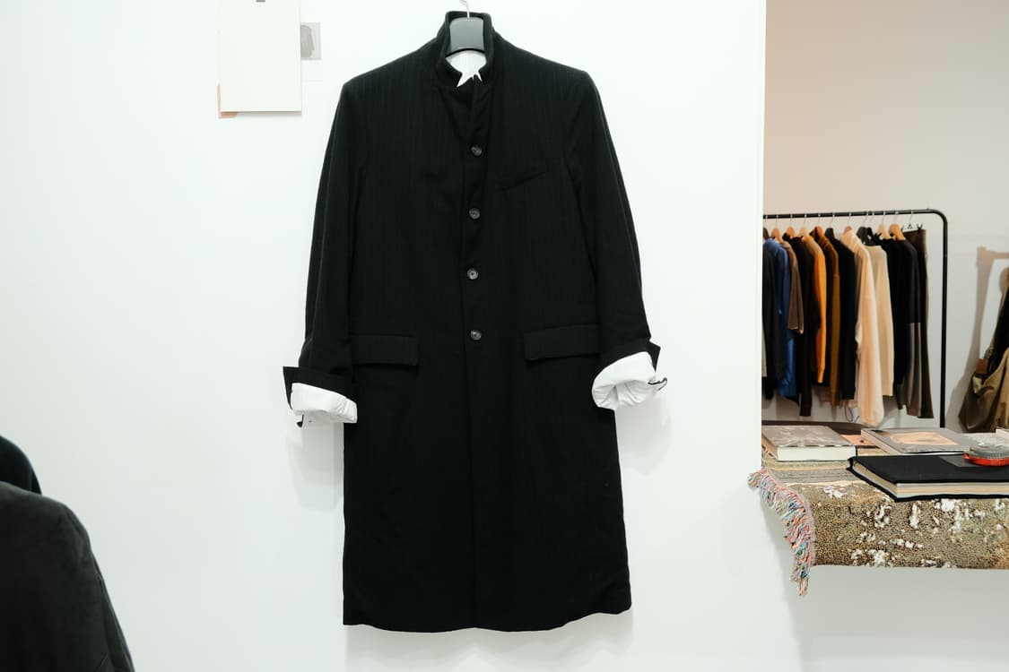 Bergfabel black stripe coat 상품이미지3