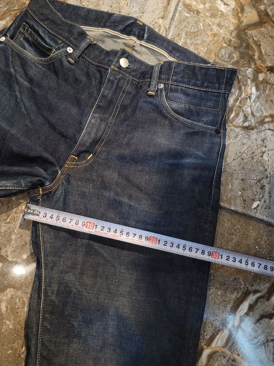 비즈빔 워싱 셀비지 데님 팬츠 상품이미지6