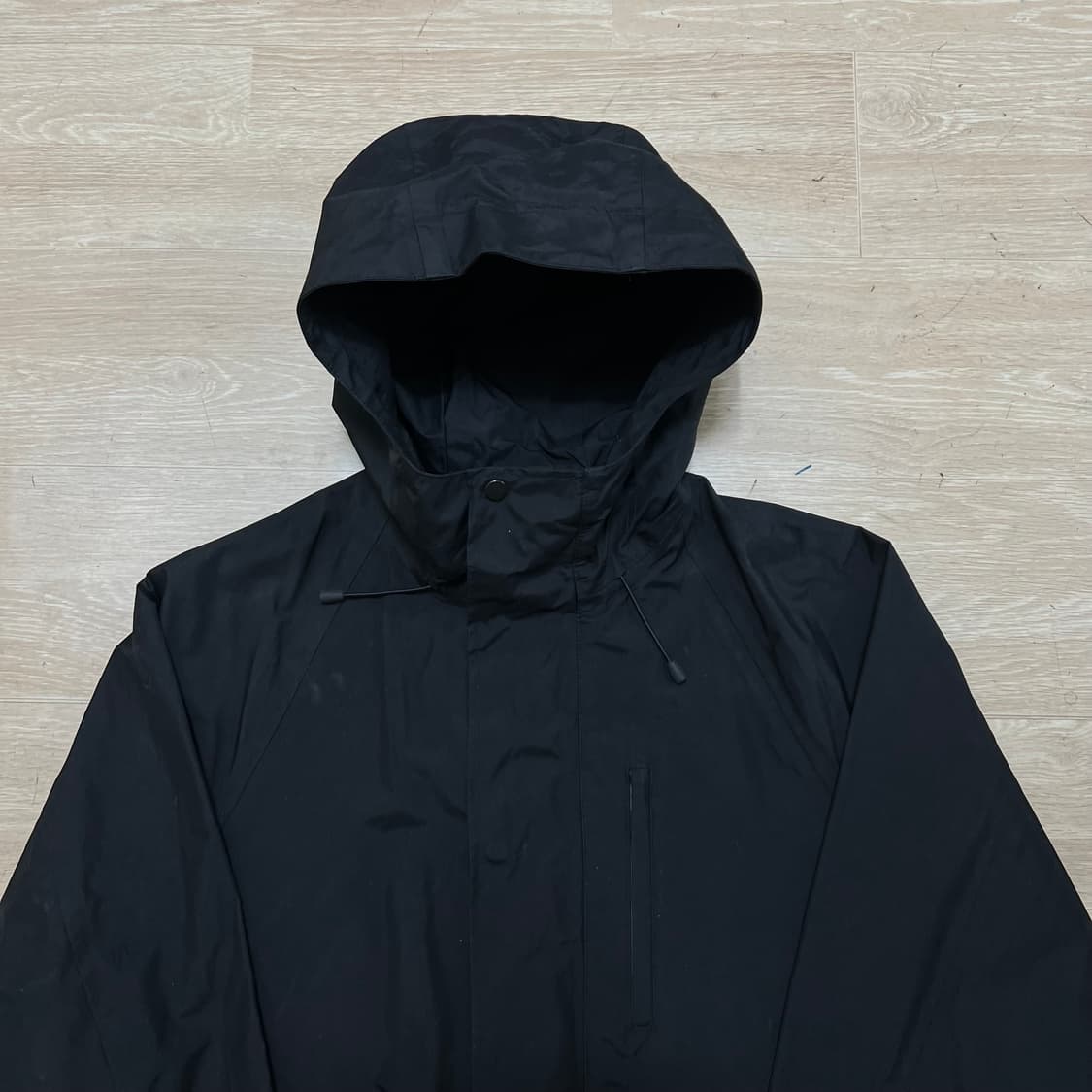 에이플러스 도쿄 퍼텍스 후드 바람막이 필드자켓 [블랙] XL/105 상품이미지2