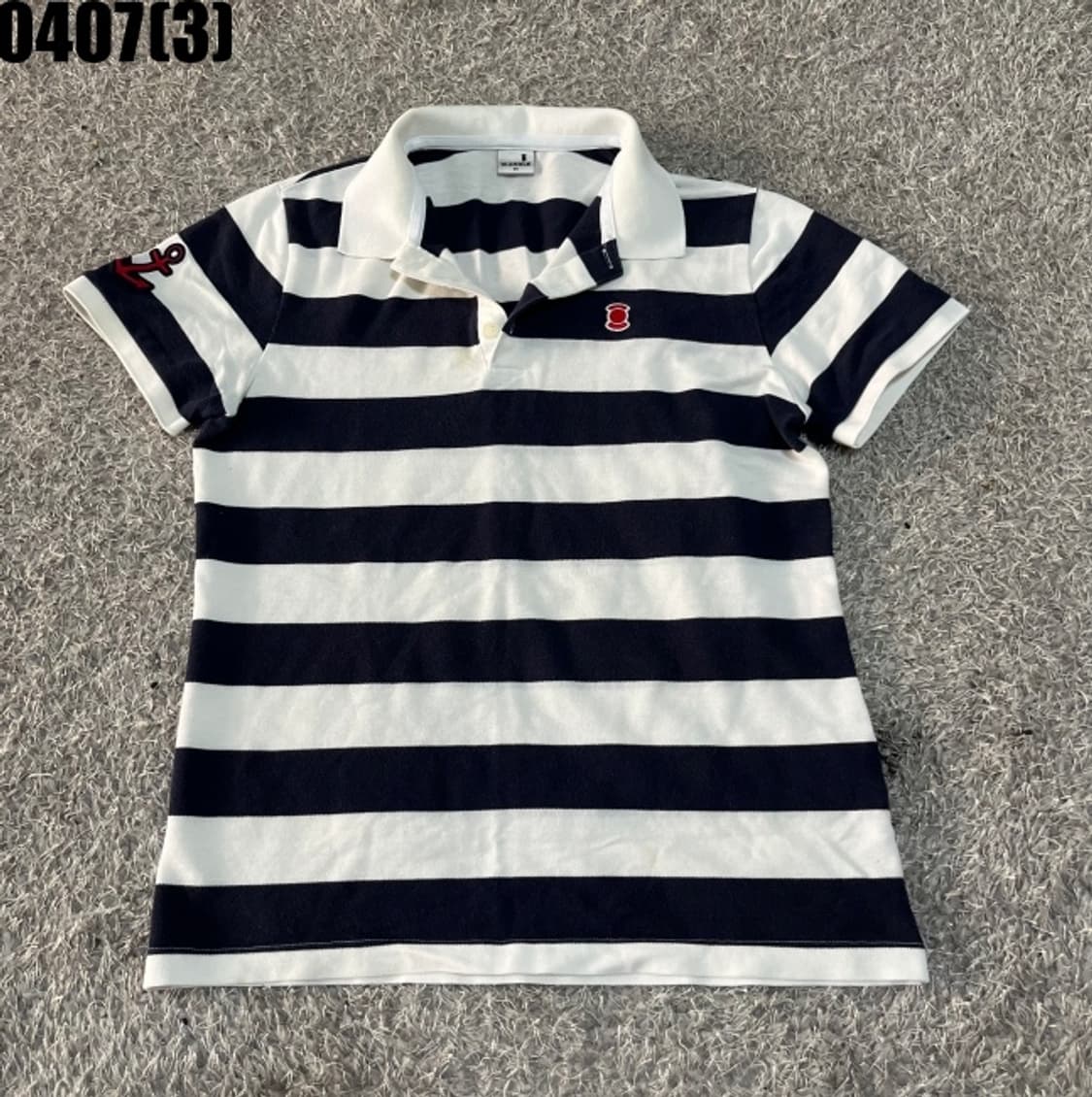 와이드앵글 스트라이프 반팔티셔츠 상품이미지1