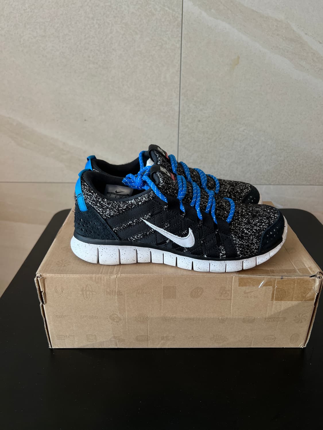 [250mm] 나이키 프리 파워라인+ NRG (블랙/화이트/블루) 상품이미지8