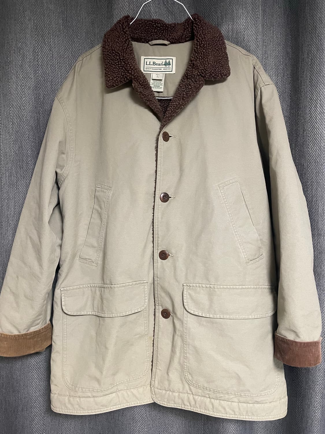 LL Bean 9OS 빈티지 Hunting Jacket 쉐르파 워크자켓 상품이미지1