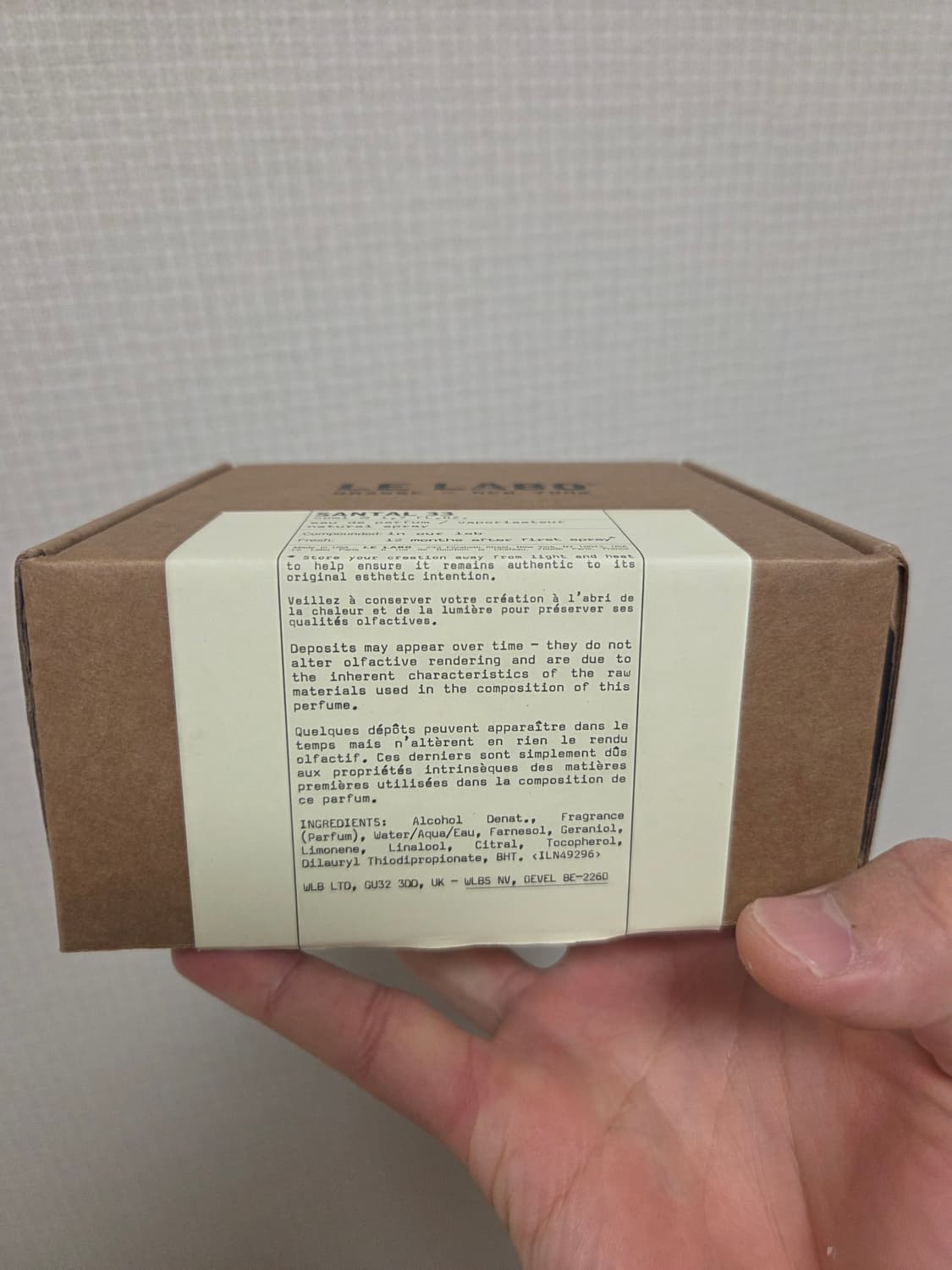 [면세점] 르라보 상탈 33 EDP 50ml 상품이미지2