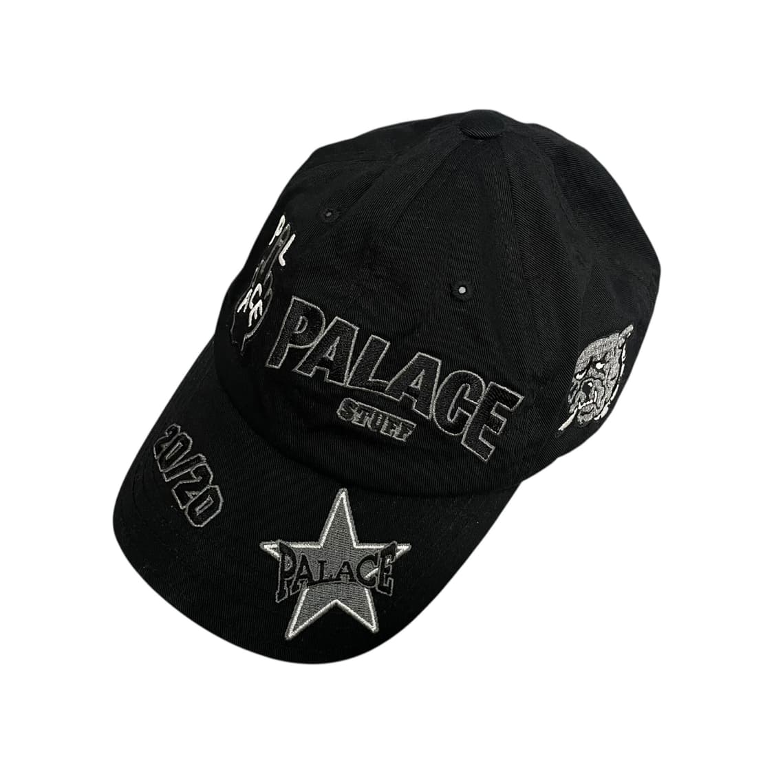 팔라스 Palace 멀티 팩 6패널 볼캡 블랙 상품이미지1