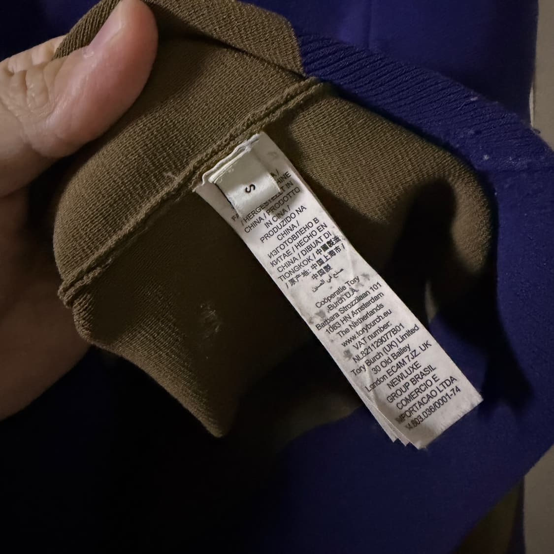 토리버치 테니스 크롭 긴팔 니트 티셔츠 S (55정도) 상품이미지8