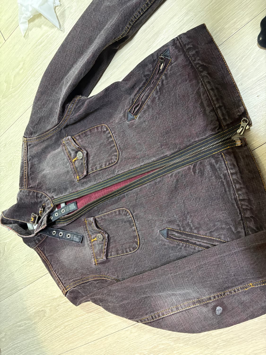 ppfm  펑크 데님 자켓 상품이미지1