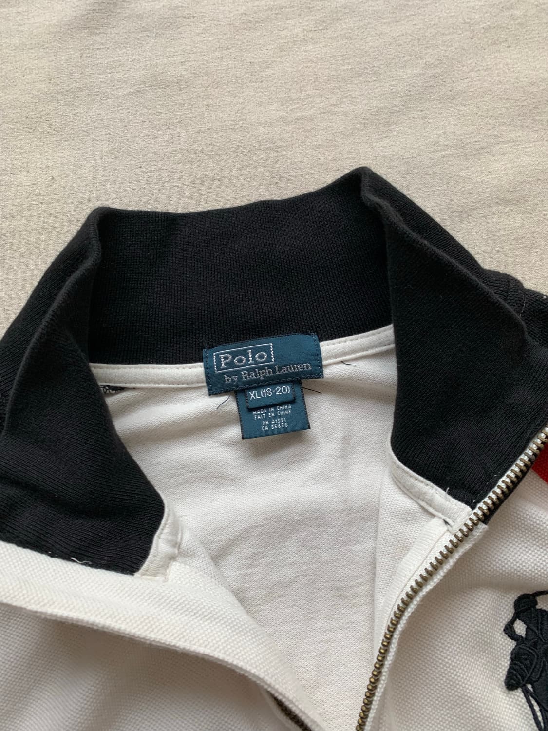 폴로 랄프로렌 빅포니로고 코튼 집업 져지 상품이미지7