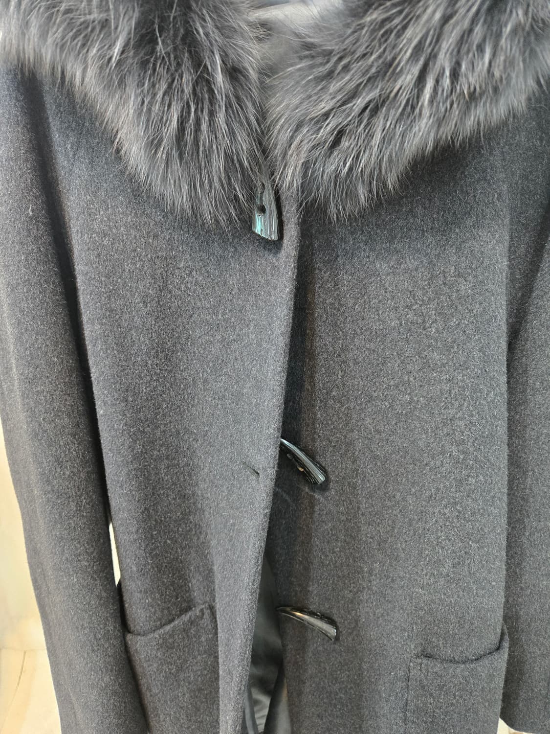 폭스퍼 후드 코트 상품이미지3