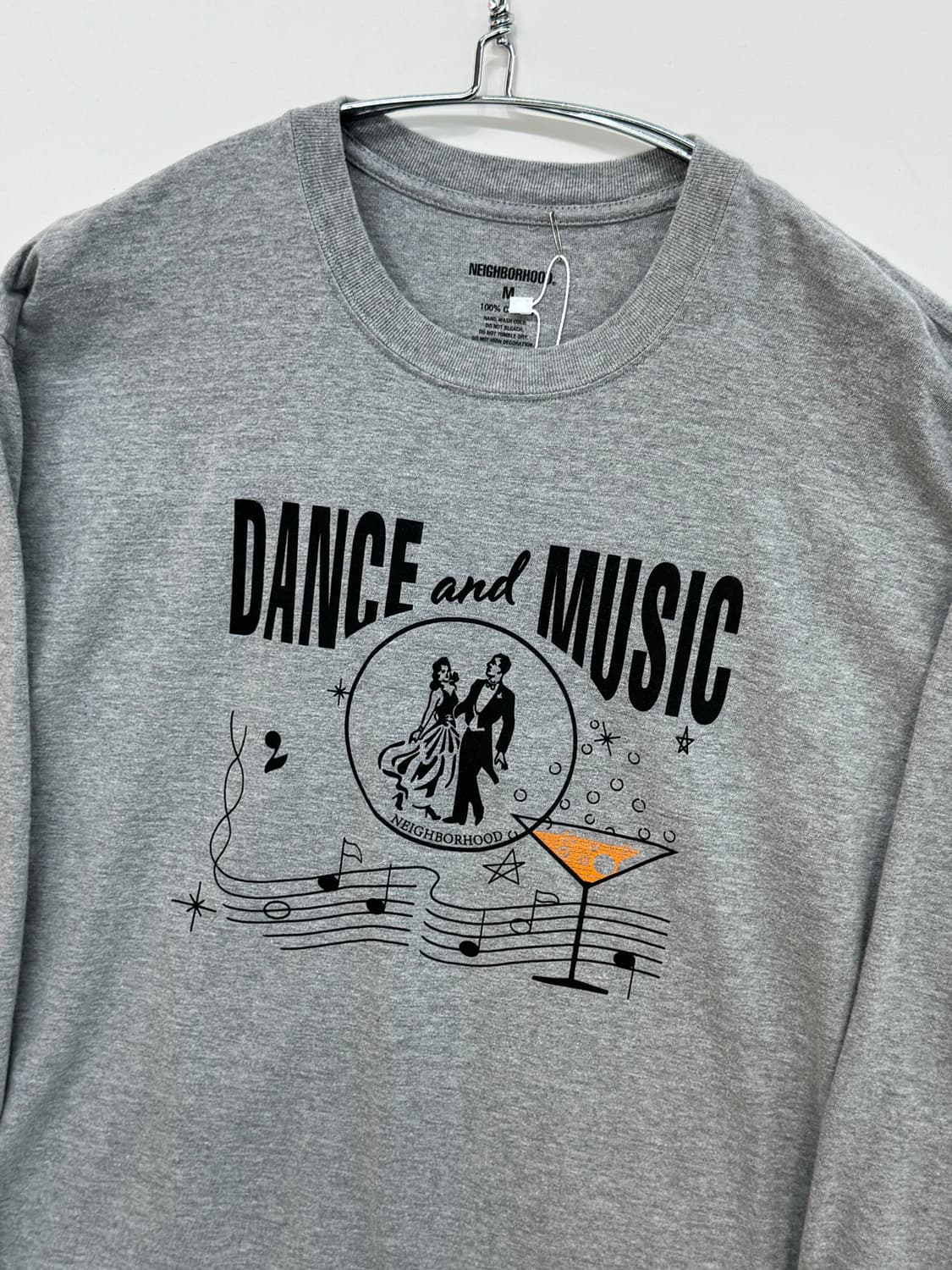 네이버후드 DANCE AND MUSIC 롱슬리브 그레이 상품이미지3