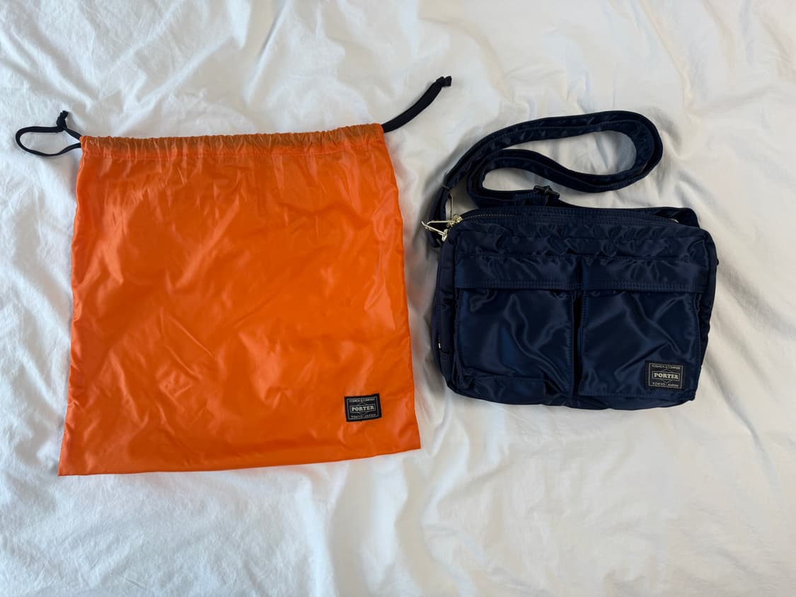 포터 올 뉴 탱커 슬링백 집 아이언 블루 상품이미지1