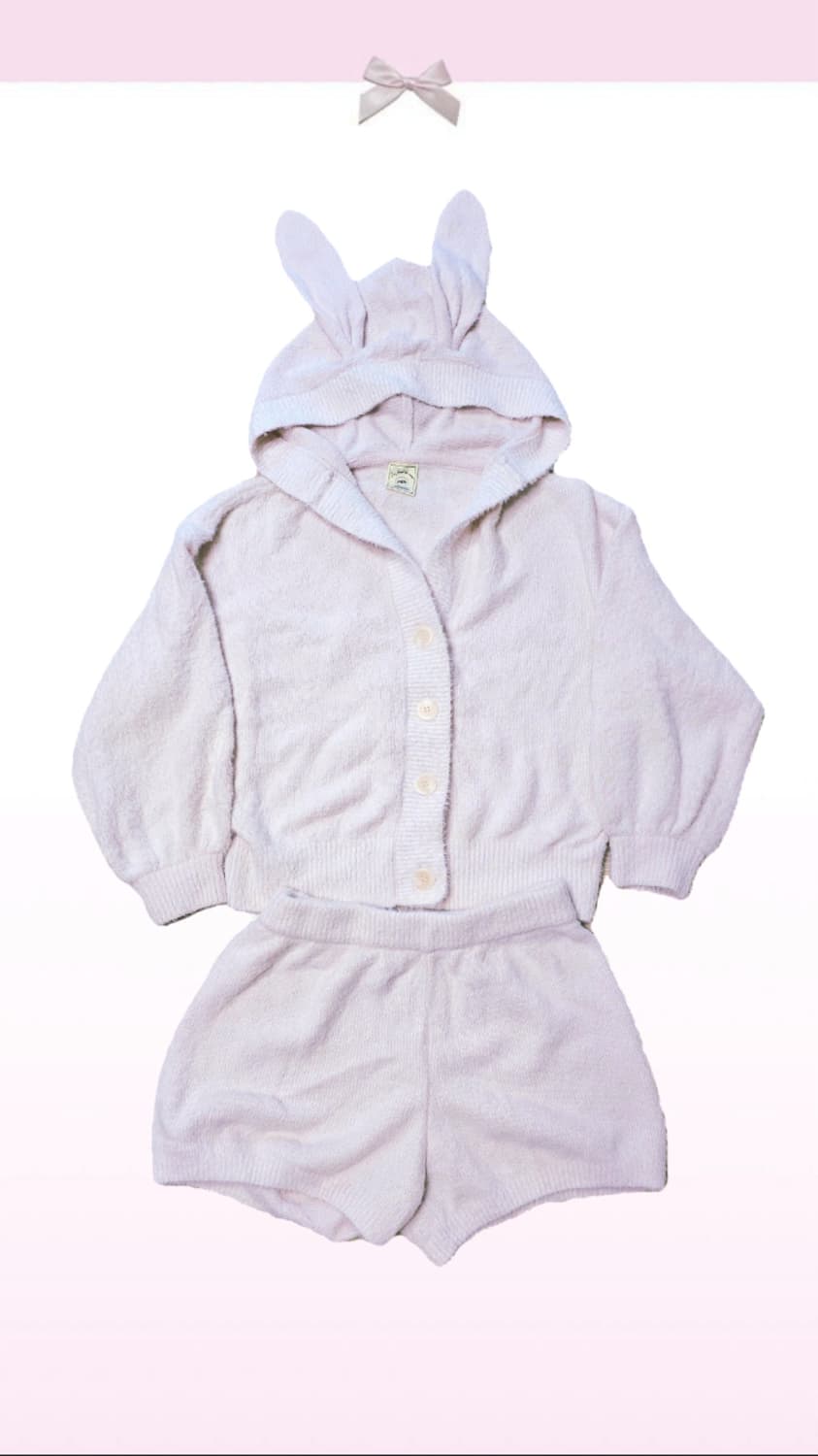 젤라또피케 우사미미 가디건 셋업 핑크 파자마 토끼 우사기 상품이미지1