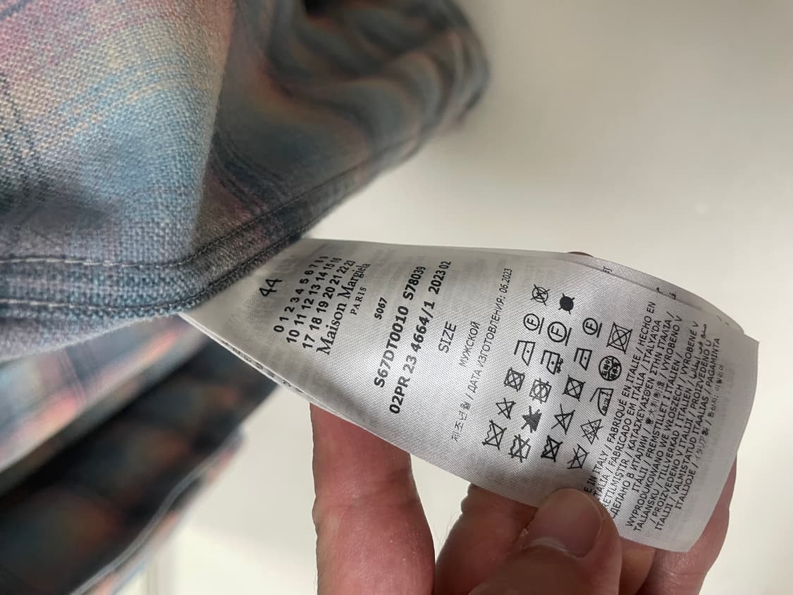 마르지엘라 펜들턴 셔츠 (뷔 착용 동제품) 상품이미지4