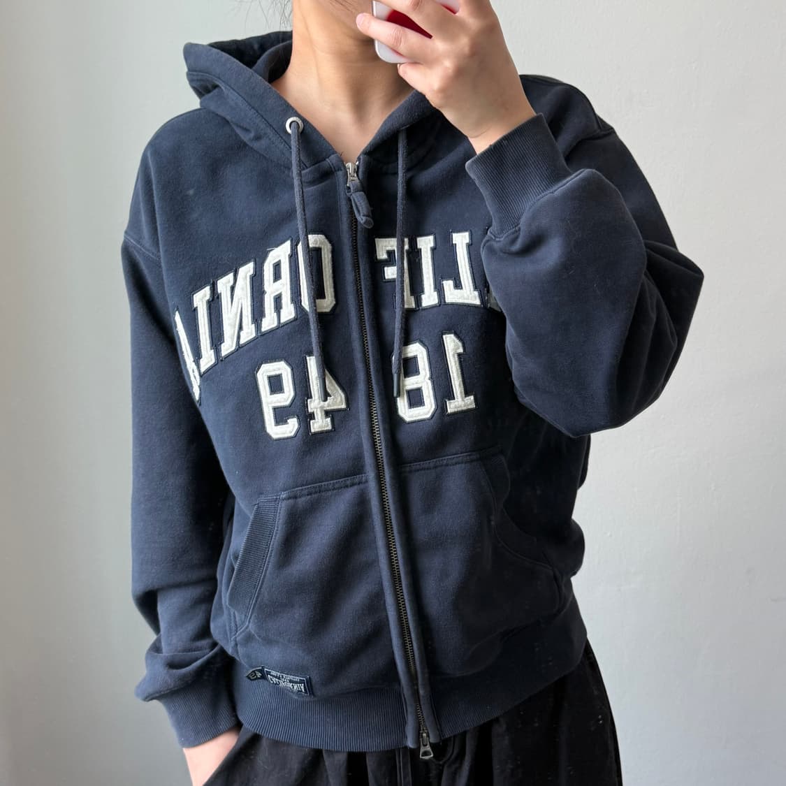 [S] 후아유 캘리포니아 네이비 후드집업 상품이미지2